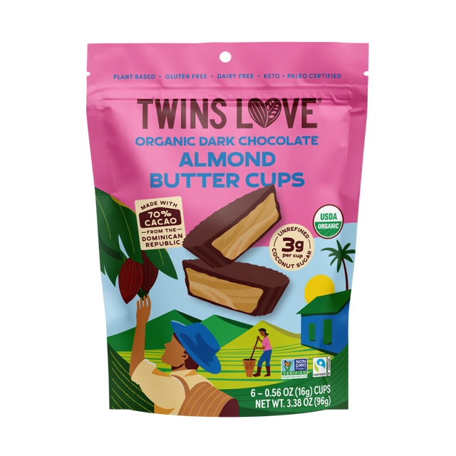 Almond Butter Cups – Twins Love Chocolate