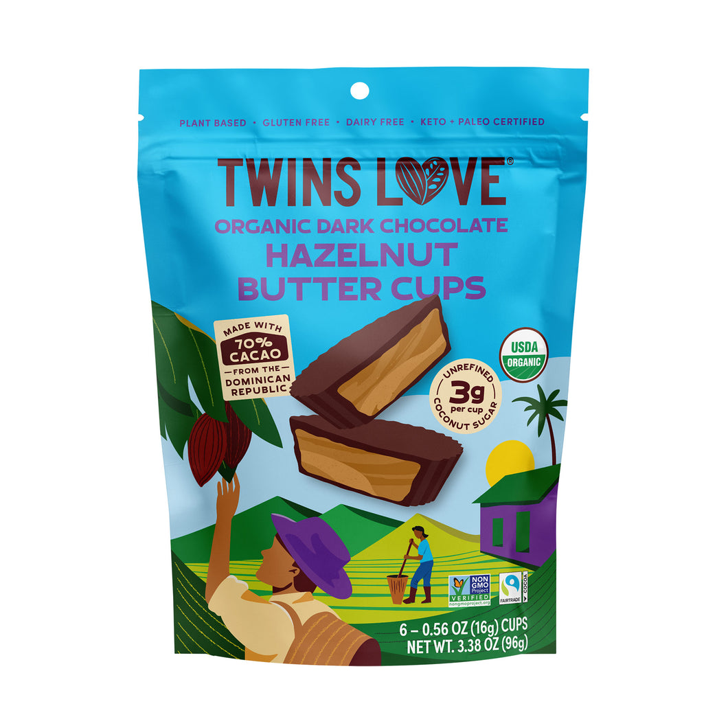 アッキー　twins10oz Hazelnut Butter Cups – Twins Love Chocolate